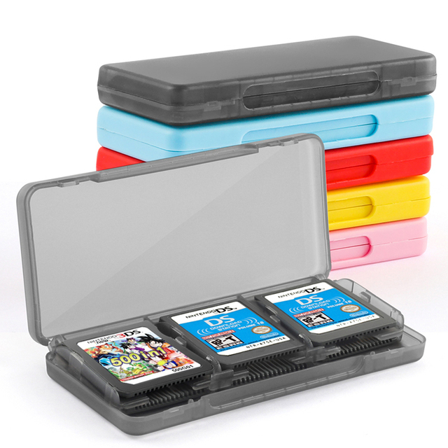 6 in 1 3DS Game Case NDS Cartridge Storage Box 2DS Card Holder Compatible with DS Lite NDSL NDSi XL LL for NEW 3DS LL XL
