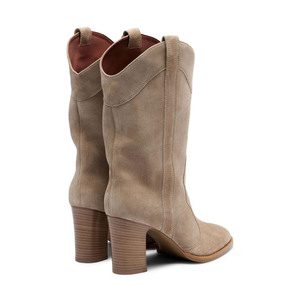 Nuevas Llegadas 2026 Nueva Colección Botas de Baile Estilo Vintage para <span class=keywords><strong>Mujer</strong></span>, Botas Vaqueras Occidentales de Media Pantorrilla para <span class=keywords><strong>Mujer</strong></span> - Product Image 2