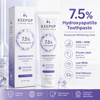 Dentifrice personnalisé à 7,5 % d'hydroxyapatite nano pour la réparation de l'émail, l'élimination des taches et l'apport d'une haleine fraîche – Dentifrice pour adultes