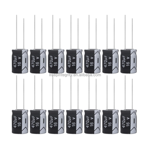 Lotto di 10 pezzi 470 uF <span class=keywords><strong>16</strong></span> V 8x12mm condensatori elettrolitici in alluminio 470 UF MFD <span class=keywords><strong>16</strong></span> Volt ICs - Product Image 1