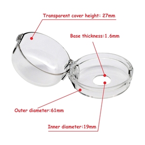 PRODIGY VB001 Prodigy Baby Safety Supplier Couvercle de brûleur à gaz transparent pour cuisinière à gaz Couvercle de bouton de cuisinière de cuisine - Product Image 4