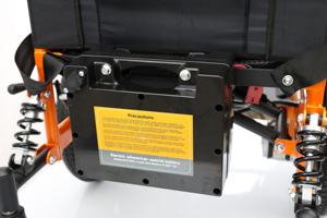 電動車椅子病院用電動車椅子軽量折りたたみ式移動式カーボンスチールフレーム - Product Image 3