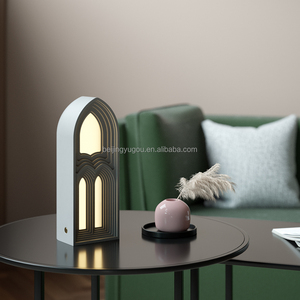 Gothic phong cách cảm ứng chuyển đổi bê tông bảng đèn cổ điển sang trọng stepless mờ cạnh giường ngủ nghiên cứu trang trí đèn với mẫu đóng gói - Product Image 2