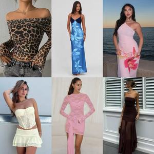 Productos Nuevos de Moda 2025, Venta al por Mayor de Ropa de la Marca Lovito, Vestido Nuevo para Mujer Adulta, Vestidos Casuales, Paquete Surtido <span class=keywords><strong>Premium</strong></span> de Lovito - Product Image 5