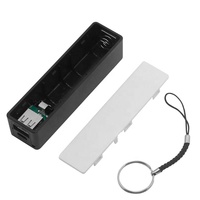 Chargeur USB portable coloré en forme de parfum, mini batterie externe DIY pour téléphone portable, compatible avec les batteries au lithium 18650, pour iPhone et Samsung
