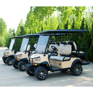 इलेक्ट्रिक गोल्फ कार्ट लिथियम/लीड-एसिड बैटरी 3.5-7.5kw मोटर 90 किमी रेंज प्रमाणित चार सीटर फोल्डिंग ट्राइक - Product Image 1