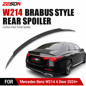 Aileron de coffre ZESON en fibre de carbone style <span class=keywords><strong>BRABUS</strong></span> B pour <span class=keywords><strong>Mercedes</strong></span> Benz Classe E W214 2024-2026 - Product Image 1
