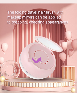 Creative New Design Self Cleaning <strong>Comb</strong> <strong>with</strong> <strong>Mirror</strong> ABS Plastic Multi-color Mini Portable Travel <strong>Comb</strong> Set - Product Image 4