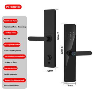 Tuya TTLock APP Smart Digit <b>Lock</b> Fingerprint Recognition Card <b>Key</b> Password Unlock Smart Door <b>Lock</b> for Hotel Aluminum Wood Doors - Product Image 6