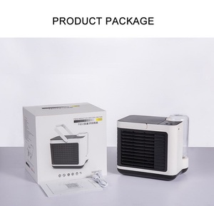 Ventilateur de bureau portable mini-ion négatif à 3 vitesses, alimenté par batterie, en plastique, <span class=keywords><strong>sans</strong></span> <span class=keywords><strong>fil</strong></span>, <span class=keywords><strong>climatiseur</strong></span> de camping pour camping-car et hôtel - Product Image 4
