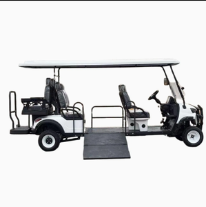 Electric <b>Golf</b> Cart with Ramp 6-Seater Lithium Battery 24km/h 300kg Load Capacity 4 Wheels for Enhanced Usability - Product Image 2