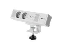 Station de charge rapide OMNI double USB-C 65W multiprise de bureau 16A avec prises UE pour mobilier de bureau