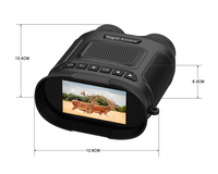 Binoculares de Visión Nocturna Infrarroja HD DT29 Verdes, Zoom 8X, Cámara de Visión Nocturna Digital IR de 40MP, Regalos para Hombres Adultos, Uso en Exteriores