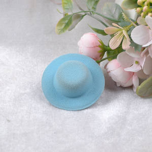 Mini chapeaux en feutre <span class=keywords><strong>de</strong></span> 5,8 cm, décorations <span class=keywords><strong>de</strong></span> fête <span class=keywords><strong>de</strong></span> Noël, chapeaux tissés miniatures pour l'artisanat - Product Image 3