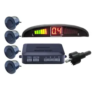 รถ Auto BIBI Alarm LED ที่จอดรถเซ็นเซอร์สำรองย้อนกลับที่จอดรถเรดาร์ตรวจสอบ