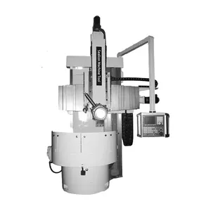 Máquina de torno vertical CNC VTL de una sola columna convencional C5110 de alta eficiencia de producción