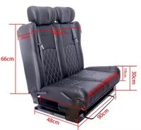 Siège de voiture pliant pour 2 personnes sur mesure de haute qualité pour Sprinter camping-car camping-car caravane siège de voiture