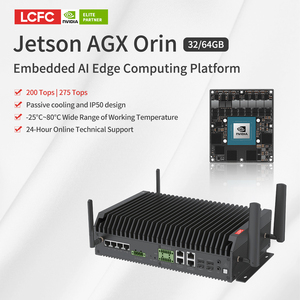 Jetson AGX Orin 32G AI Edge Computer EA-B600 Fanless Industrial PC DDR4 8GB <span class=keywords><strong>M</strong></span>.<span class=keywords><strong>2</strong></span> Armazenamento 275TOPS Stock Development Board Kit - Product Image 2