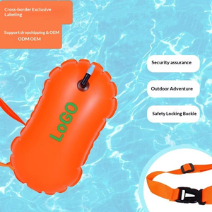 Bouée gonflable en PVC 3,5 mm, étanche, pour la sécurité aquatique, sac de flottaison pour l'entraînement de natation, bouée de sauvetage pour eaux ouvertes - Product Image 6