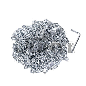 ยางรถบรรทุกโซ่ลุยหิมะแบบสี่เหลี่ยมปกติป้องกันการเล่นสเก็ตใช้ในกรณีฉุกเฉิน - Product Image 3