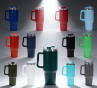 Bouteille isotherme à double paroi en acier inoxydable écologique de 1000 ml, design sportif, impression personnalisée du logo, vente chaude