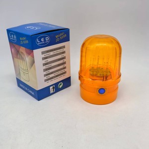 Feux d'avertissement LED JD 5099 rouge jaune clignotants portables pour utilisation sur les chantiers routiers et les camions - Product Image 2