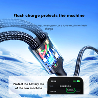 Cable USB A 2 en 1 UGREEN, cable de carga USB A a USB C/Micro, material trenzado de nailon