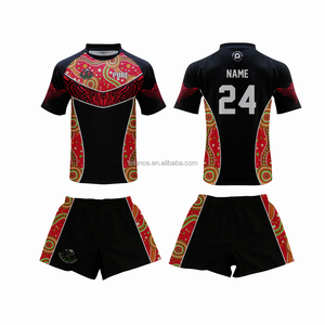 2025 Australia Indígena Rugby Jerseys Camisas Custom Rugby Sevens League Union Uniformes Sublimado Rugby Jerseys para hombres - Product Image 1