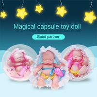 Poupée nouveau-né avec cheveux, jouet en peluche, douce et mignonne à la mode, 10cm, cadeaux pour filles, 1 pièce