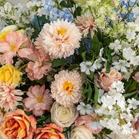 Fleurs artificielles décoratives faites à la main pour mariage printanier, chemin de fleurs personnalisé pour allée de mariage, décoration de sol et de couloir
