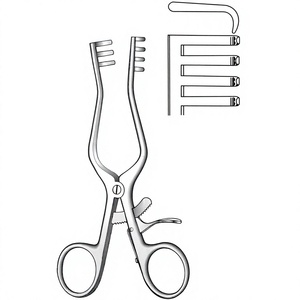 Écarteur chirurgical Weitlaner 16,5 cm / 6-1/2 pouces, dents 3:4, à bout arrondi, auto-fixant, instrument médical en acier inoxydable - Product Image 1