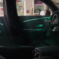 Bande lumineuse LED 64 couleurs, styles variés, W177, lumière ambiante de base pour Mercedes Benz Classe A W177 CLA C118, lampe d'ambiance intérieure de voiture