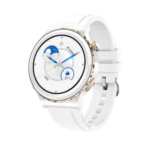 2022 Frauen Smart Watch Armband Elegant Dual BT Call Smartwatch Alipay Wechat Zahlung Herzfrequenz messer E23 Smart Watch