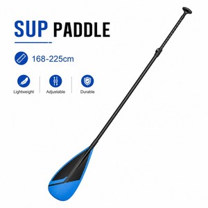 Pagaie de SUP en fibre de verre Zeroring 3 pièces avec lame en nylon renforcée, réglable pour planche à pagaie <span class=keywords><strong>gonflable</strong></span>, fourniture OEM - Product Image 1