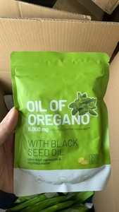 Capsules de qualité alimentaire en vrac, emballées sous vide, d'extrait liquide d'origan biologique et d'huile de nigelle, en gélules à base de plantes - Product Image 2
