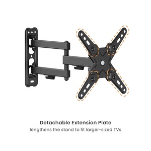 Vente en gros support TV <span class=keywords><strong>articulé</strong></span> économique support mural TV à <span class=keywords><strong>bras</strong></span> réglable et inclinable pour 13 à 43 pouces - Product Image 5