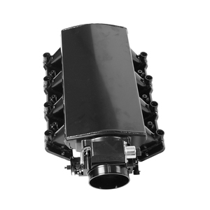 102 мм алюминиевый низкий LS3 L92 L99 LSA впускной коллектор 6.2L черный серебристый с корпусом дроссельной заслонки с топливными рельсами - Product Image 2