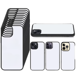 เคสโทรศัพท์มือถือแบบกันกระแทก วัสดุผสม TPU+PC พร้อมแผ่นอะลูมิเนียมสีขาว สำหรับงาน DIY พิมพ์ลายแบบ 2D สำหรับรุ่น 16 Pro Max 15 14 13 12 ขายส่ง - Product Image 5