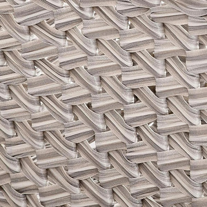 Rattan <b>Storage</b> <b>Basket</b> Rectangle Grayish White With Wooden Handle For Clothing Toy Fruit Snack <b>Storage</b> - Product Image 3