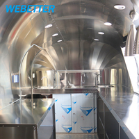 WEBETTER Foodtruck Sur Mesure Traiteur Commercial Cuisine Mobile Remorque Alimentaire Entièrement Équipée Camion Pizza Mobile À Vendre