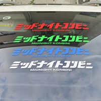 Autocollant de logo auto-adhésif en vinyle découpé sur mesure, résistant aux UV, imperméable, à forte adhérence, amovible, pour vitres de voiture