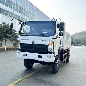 รถดัมพ์ SINOTRUK HOWO 4x4 8-10 ตัน พร้อมกระบะยก 6 ล้อ รถบรรทุกดีเซลใหม่ เกียร์ธรรมดา ขายด่วน - Product Image 1