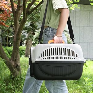 Jaula Transportadora de Acero para Mascotas, Económica, de Plástico, para Gatos y Perros, <span class=keywords><strong>Caja</strong></span> de <span class=keywords><strong>Transporte</strong></span> - Product Image 5