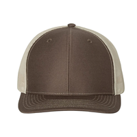 Gorra de camionero ajustable Mid Pro para hombre, clásica de cinco paneles con malla y bordado 3D de animales, gorras de camionero en blanco