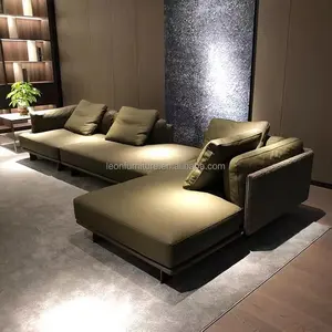 Huis Meubels Sofa Set Woonkamer Moderne Lederen Sofa Set Meubels Luxe Italiaanse Fluwelen Sofa