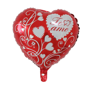 18 pollici Happy Valentines Day te amo heart Foil Balloons Globos Dia de <span class=keywords><strong>San</strong></span> Valentin For I Love You decorazione della festa nuziale - Product Image 2