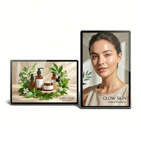 Écran publicitaire numérique LCD mural Android Wifi, lecteur multimédia intelligent avec télécommande CMS
