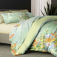 Parure de lit en coton égyptien 100% Cloudland, housse de couette en coton respirant, ensemble de literie de luxe en pur coton, 3 pièces