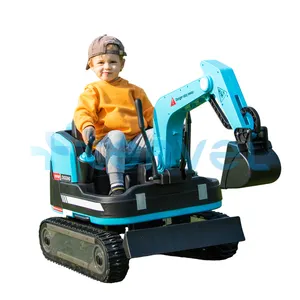 2023 Fabrik Neues Design Kinder Elektro bagger Kinder 12V Elektro spielzeug Auto Batterie betriebene Kinder fahren auf Bagger Spielzeug auto