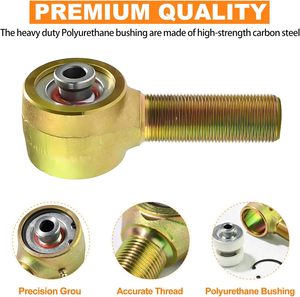 Rótula Forjada <span class=keywords><strong>Johnny</strong></span> Joint de 7/8 y 1.25 Pulgadas, Rótula Heim de Cromoly para Barras Estabilizadoras de Suspensión de Jeep Wrangler Racing - Product Image 3